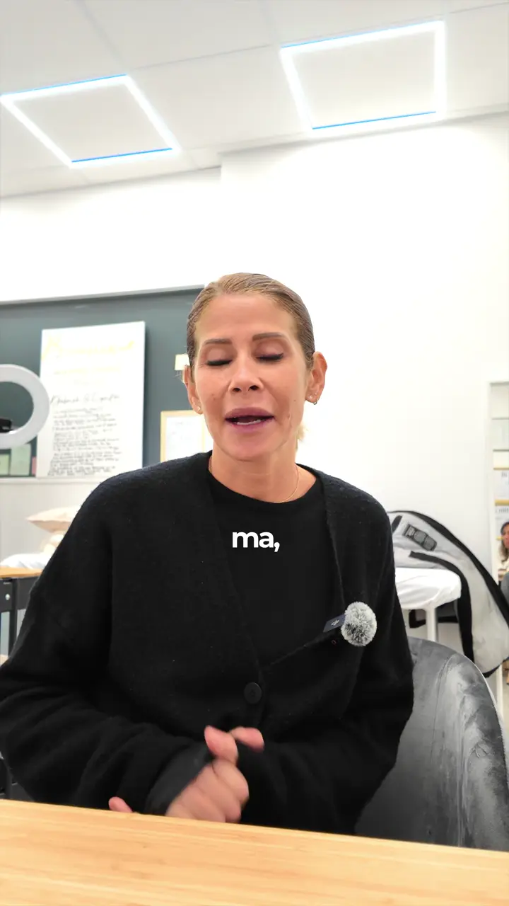Portrait vidéo d’une stagiaire filmée à l’issue de sa formation.